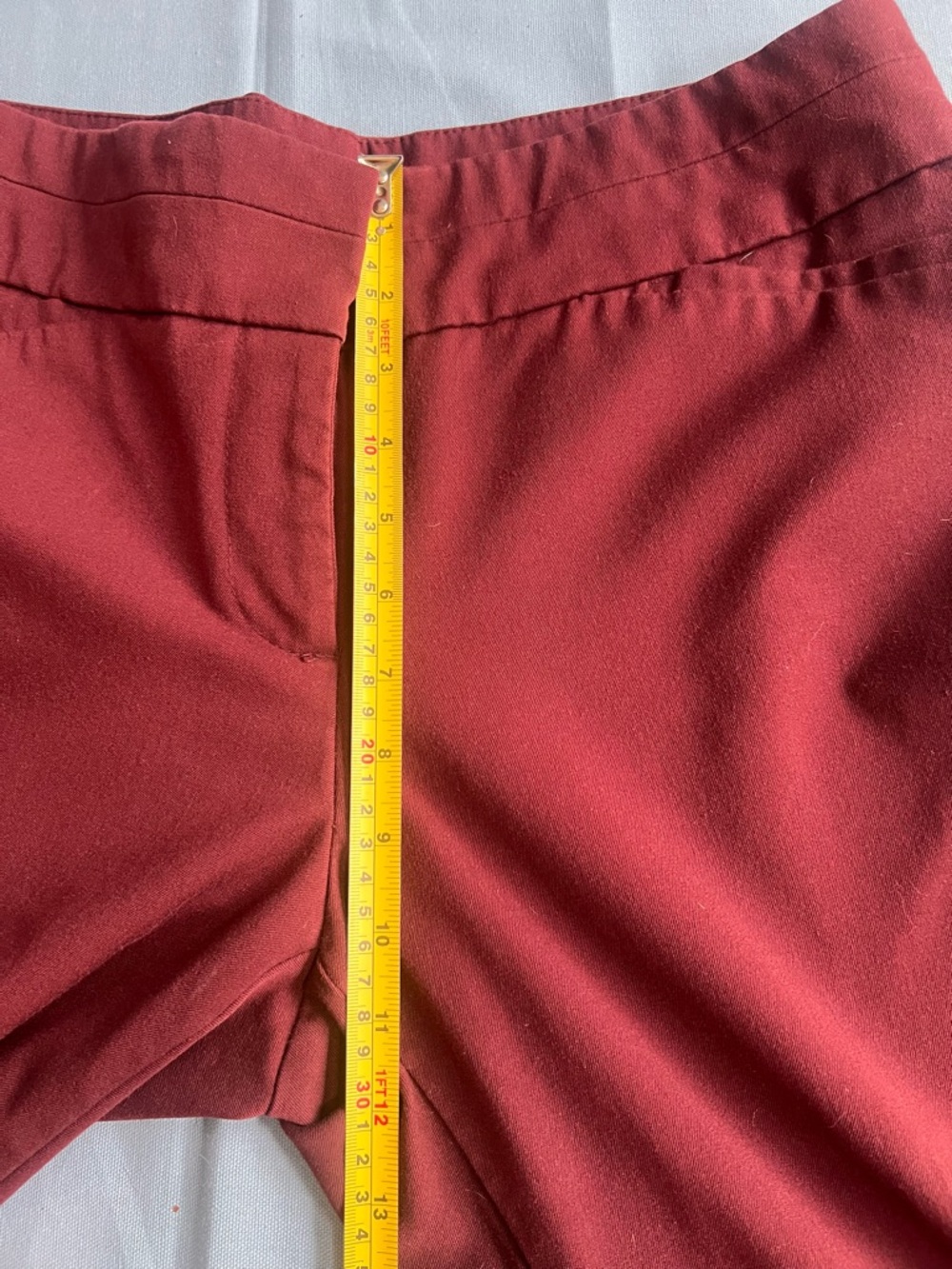Worthington Modern Fit
Burgundy Trousers Pants Sz 12
Mid Rise Workwear - Picture 5 of 7